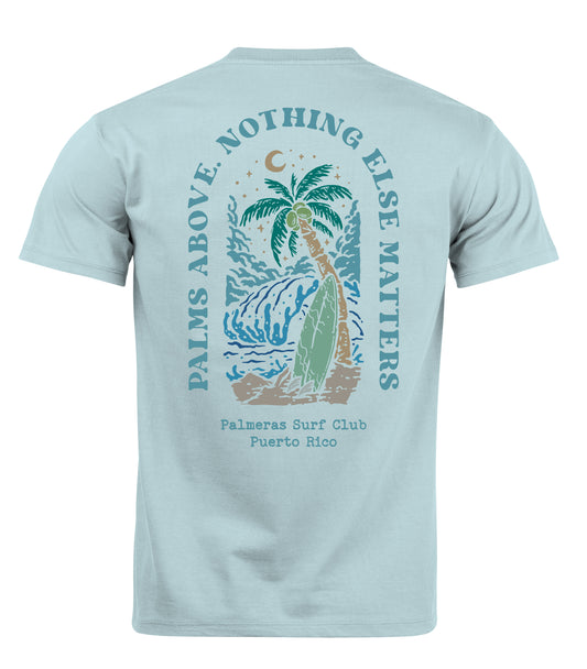 Palms Above Tee - Palmeras Surf Club