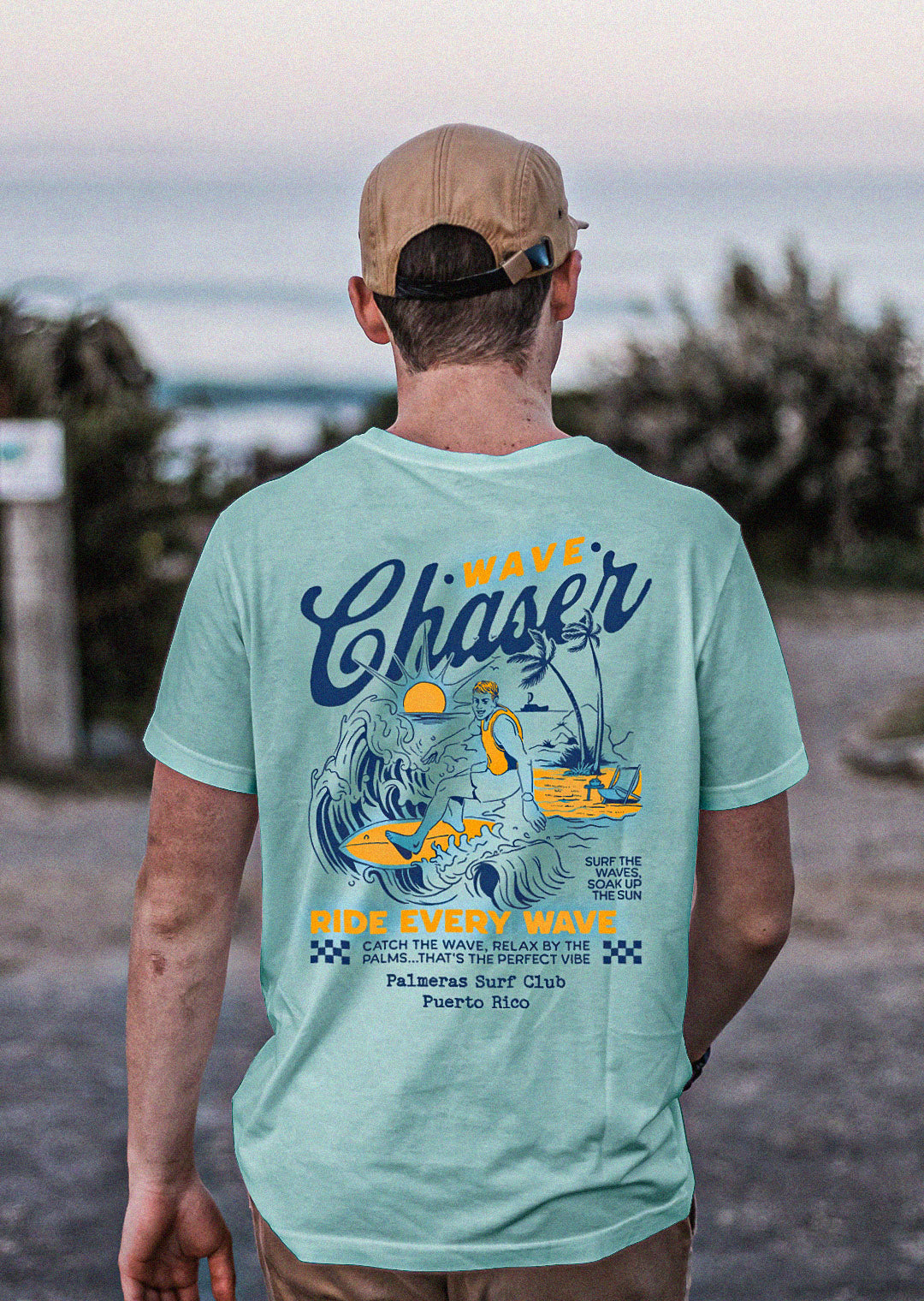 Wave Chaser Tee – Palmeras Surf Club