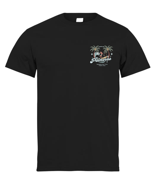 Summer Vibes Tee (Black Edition) - Palmeras Surf Club
