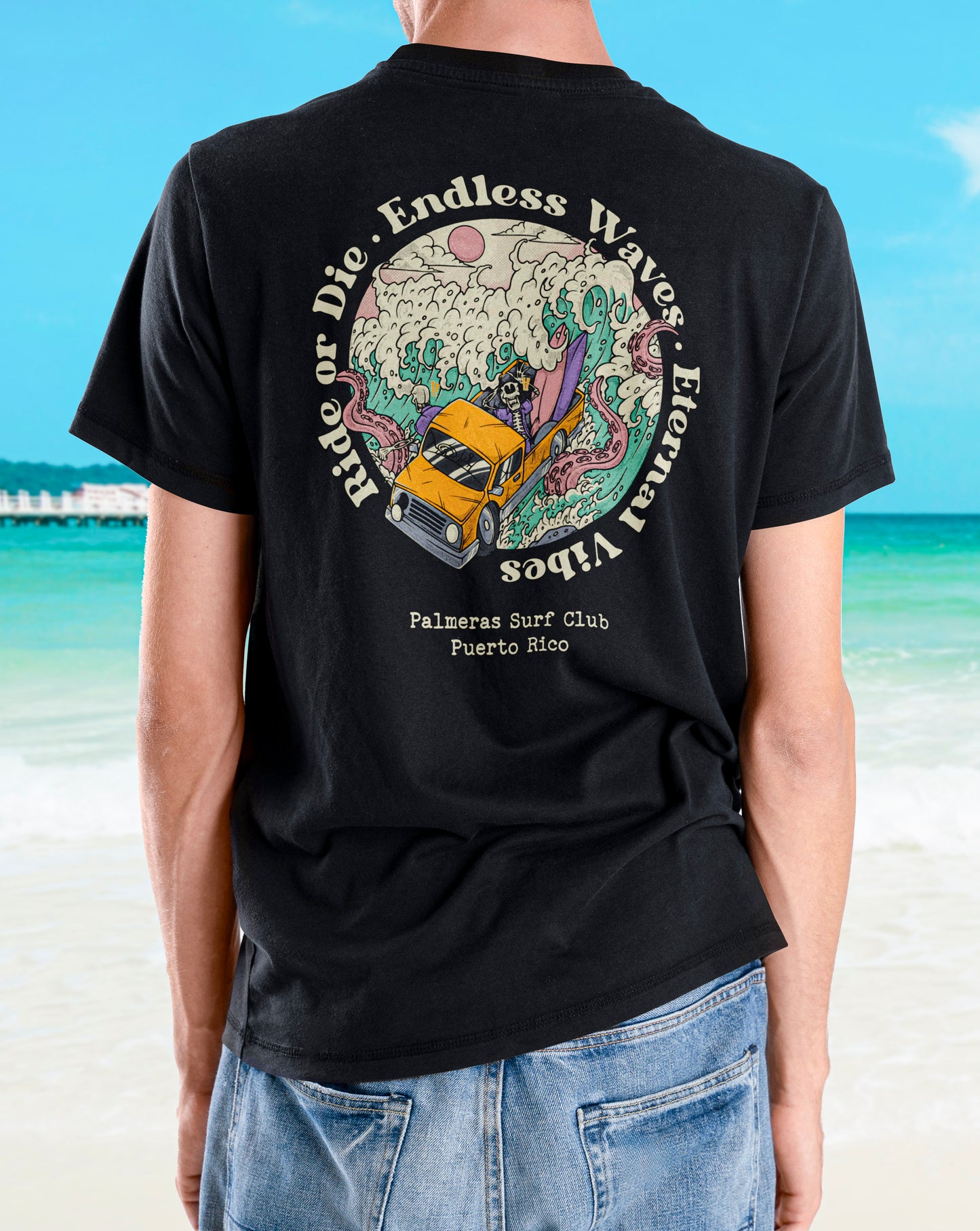 Endless Waves Tee - Palmeras Surf Club